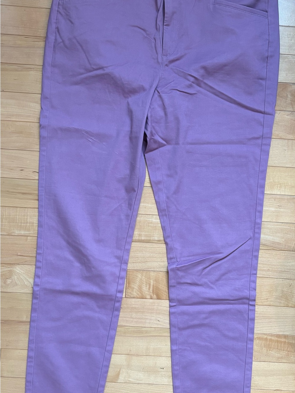 LOFT Mauve Tapered-Leg Pant